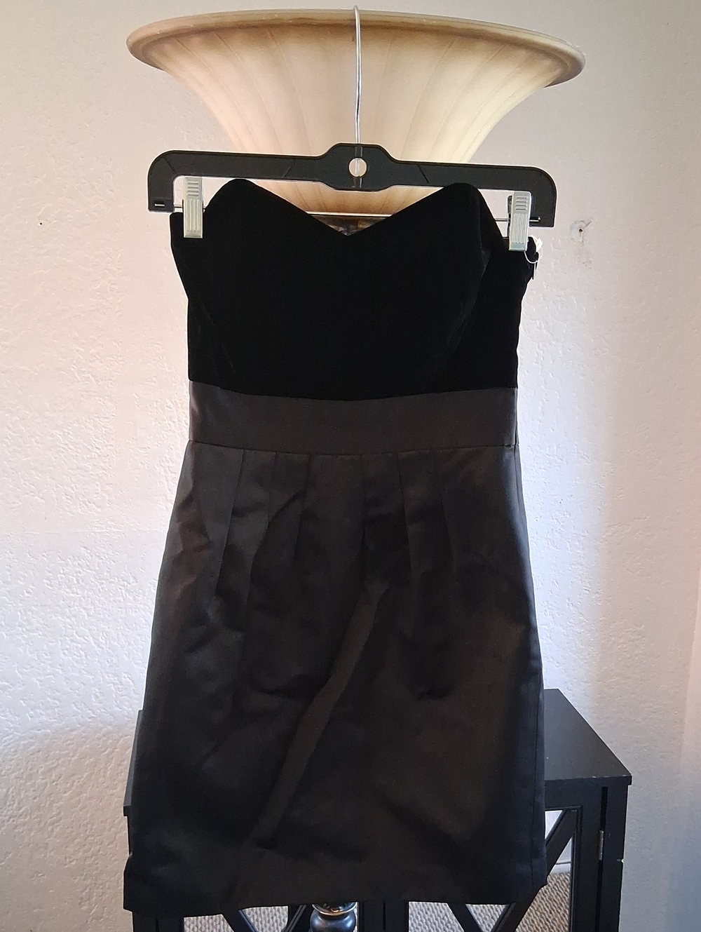 Theory Black Strapless Cocktail Dress